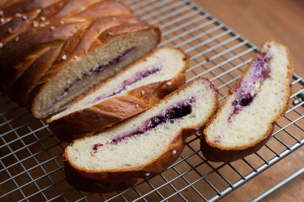 Blueberry Braided Bread | Emma of Poires au Chocolat on Pastry Affair