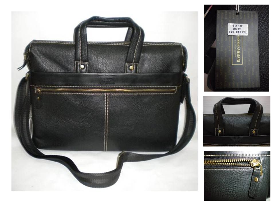 armani briefcase