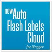 cara pasang flash animasi label cloud