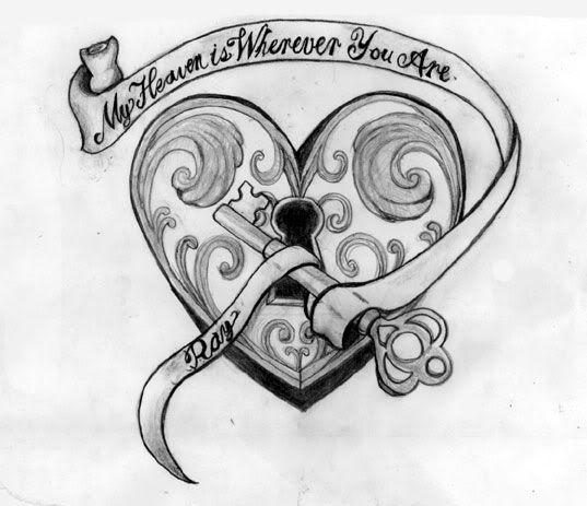 Locket+Heart+tattoo+Idea