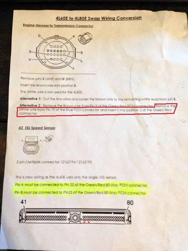 One More Way to do a 80E wiring swap - PerformanceTrucks.net Forums