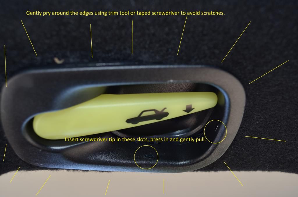 Trunk Release Button Cover Melting (includes DIY Replacement of Release