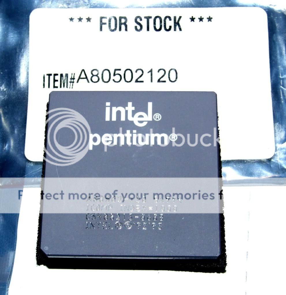 Intel Pentium 120 MHz CPU Processor SYO62 Mint Condition Collector
