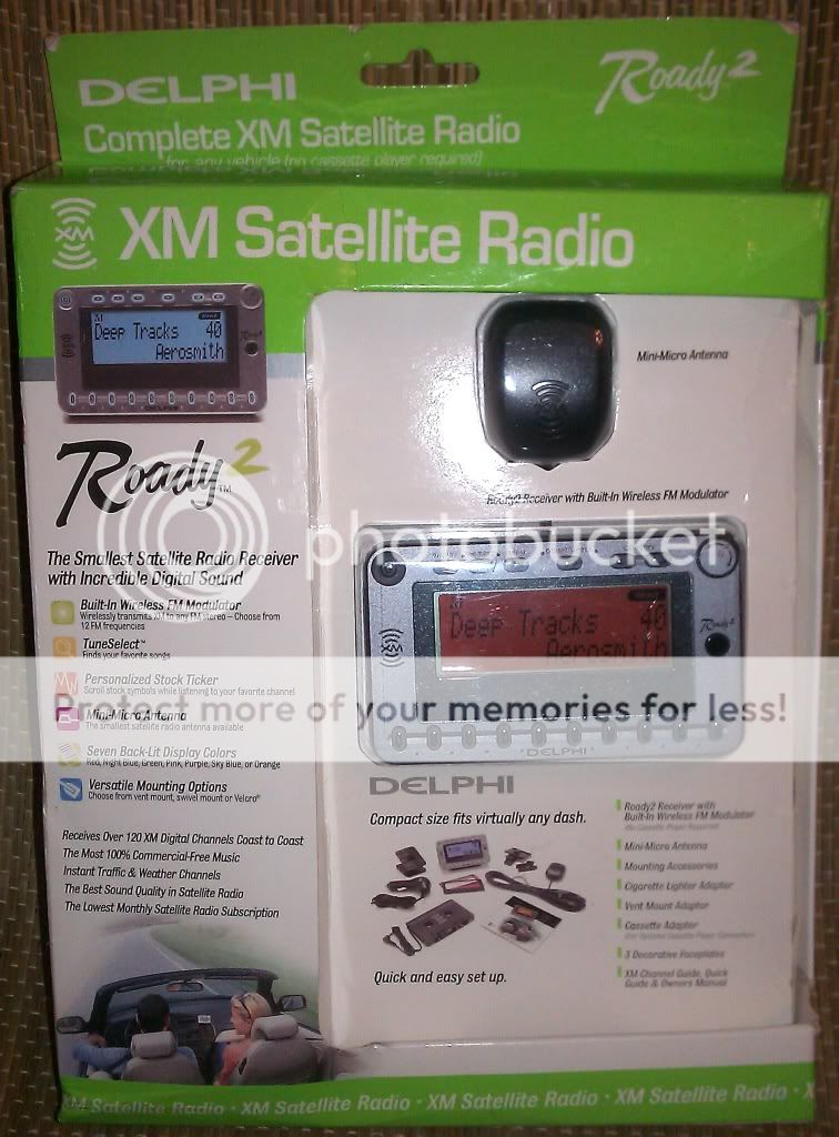 Delphi Roady2 SA10085 XM Car & Home Satellite Radio Receiver NEW OPEN 